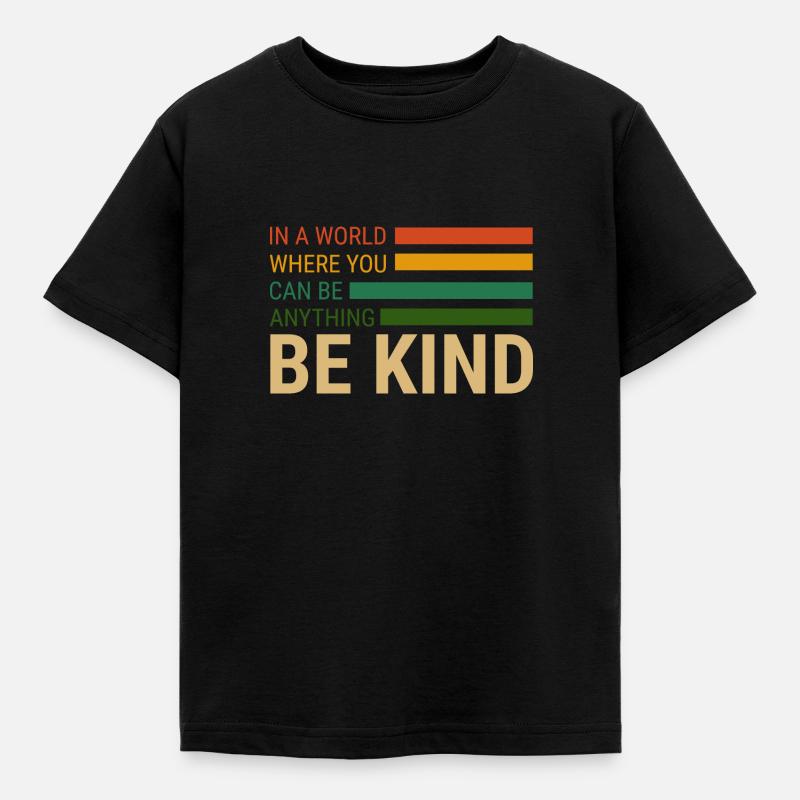 be kind - Kids' T-Shirt - black