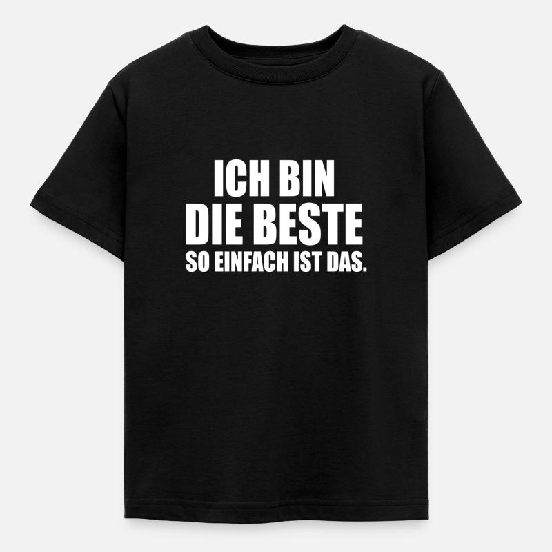 Die Beste - Kinder T-Shirt - Schwarz