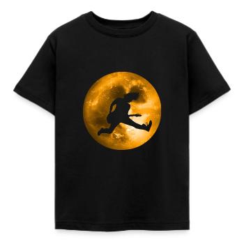 Guitariste au clair de lune - T-shirt Enfant - noir - Devant - AI Model Kid Female (0cm)