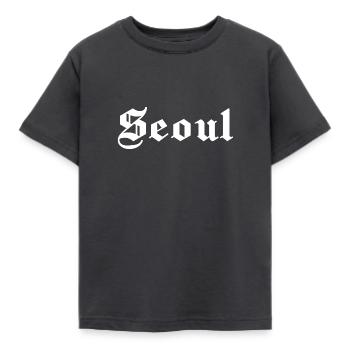 Séoul - T-shirt Enfant - charbon - Devant - AI Model Kid Female (0cm)