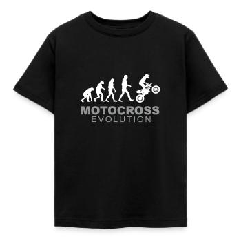 Motocross Evolution - T-shirt Enfant - noir - Devant - AI Model Kid Female (0cm)