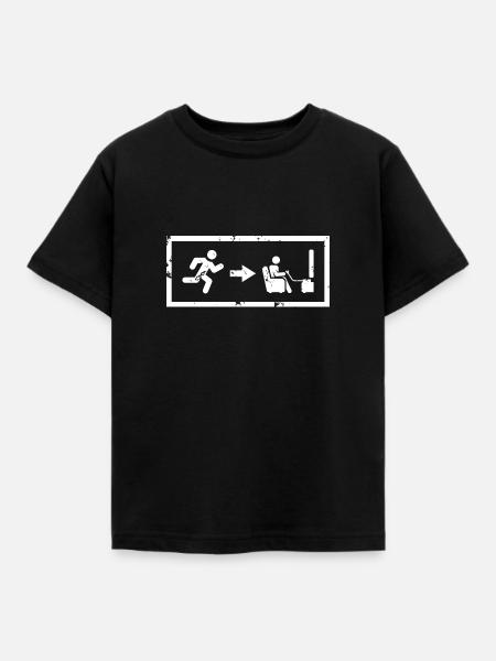 Gamer Exit Konsole - Kinder T-Shirt - Schwarz