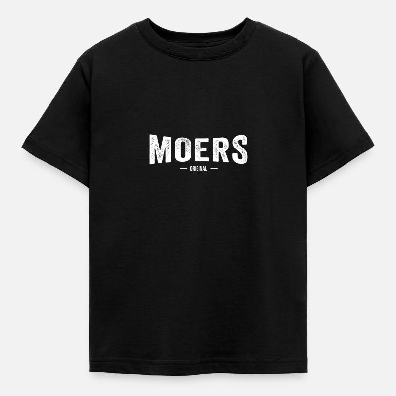 Moers Original - Kinder T-Shirt - Schwarz