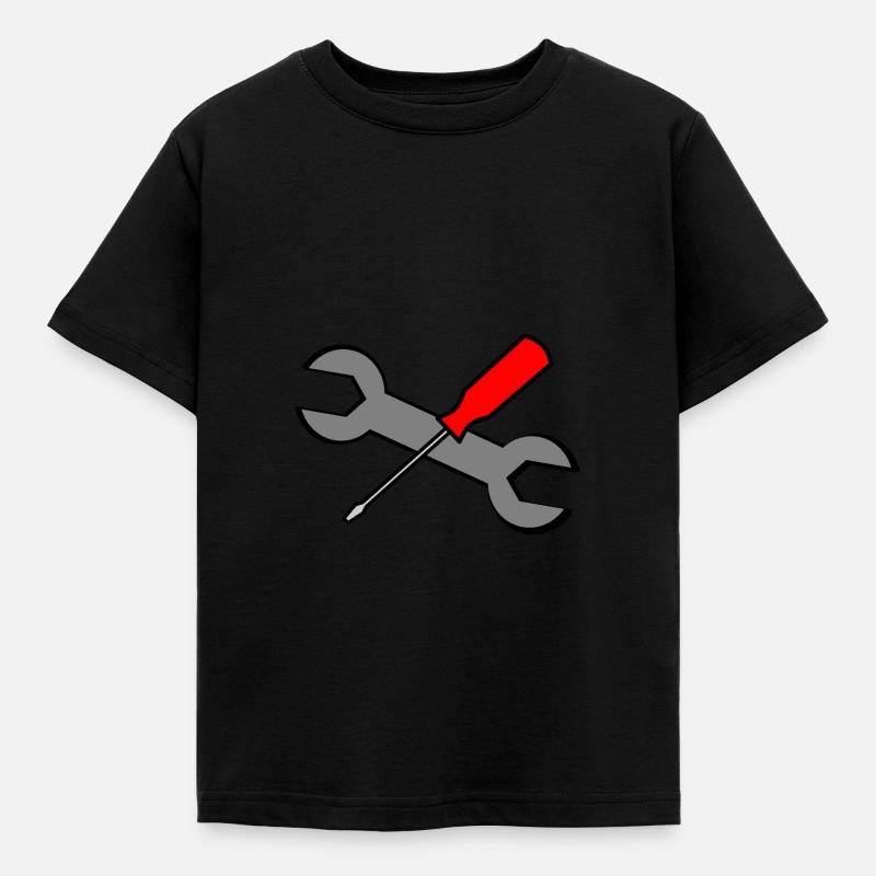 Tools - Kids' T-Shirt - black