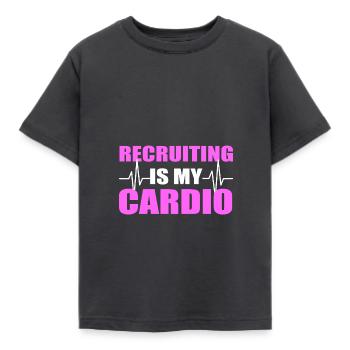 Lustiges Personalwesen HR Manager - Kinder T-Shirt - Dunkelgrau - Vorne - AI Model Kid Female (0cm)