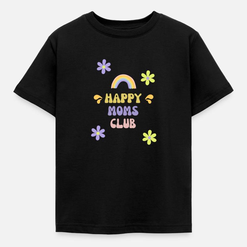 Mamans heureuses - T-shirt Enfant - noir