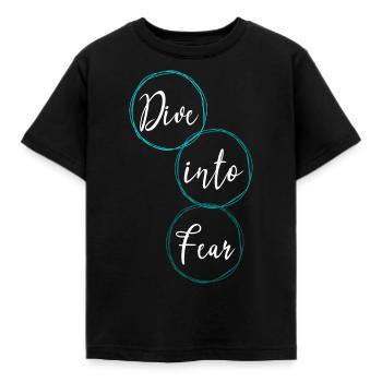 bungee jumping experiences courage - Kinder T-Shirt - Schwarz - Vorne - AI Model Kid Female (0cm)