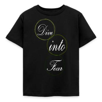 inner courage happy bungee jumping community - Kinder T-Shirt - Schwarz - Vorne - AI Model Kid Female (0cm)
