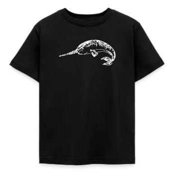 Narval - T-shirt Enfant - noir - Devant - AI Model Kid Female (0cm)