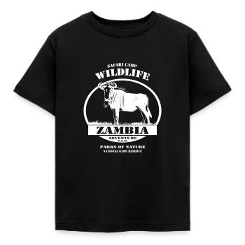 Zambie - Gnous - T-shirt Enfant - noir - Devant - AI Model Kid Female (0cm)