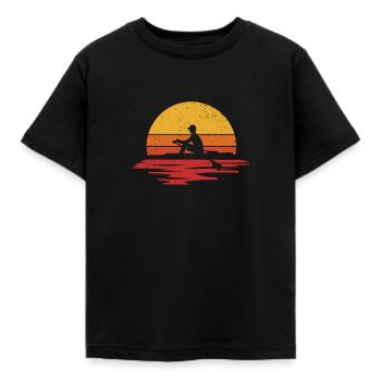 Aviron Sports Rameur - T-shirt Enfant - noir - Devant - AI Model Kid Female (0cm)
