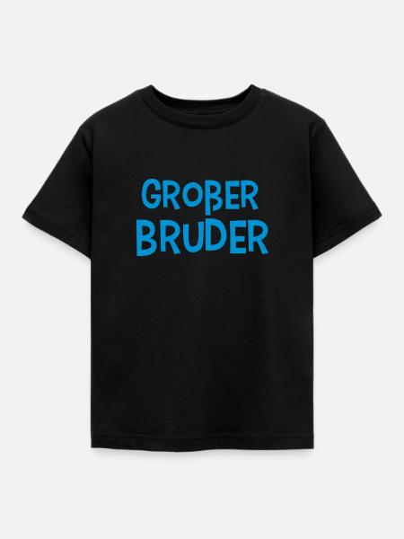 Großer Bruder - Kinder T-Shirt - Schwarz