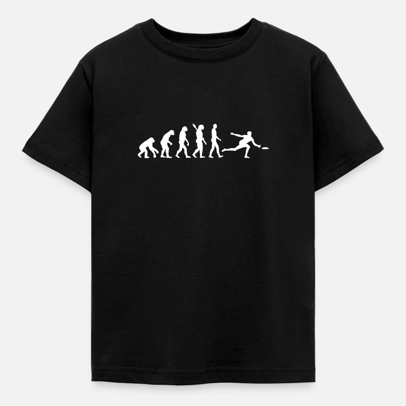 Evolution Frisbee - T-shirt Enfant - noir
