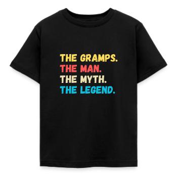 Les Gramps.L’homme. Le mythe. La légende - T-shirt Enfant - noir - Devant - AI Model Kid Female (0cm)