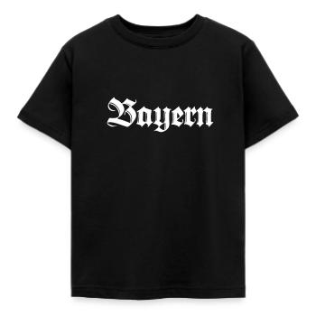 bayern - Kinder T-Shirt - Schwarz - Vorne - AI Model Kid Female (0cm)
