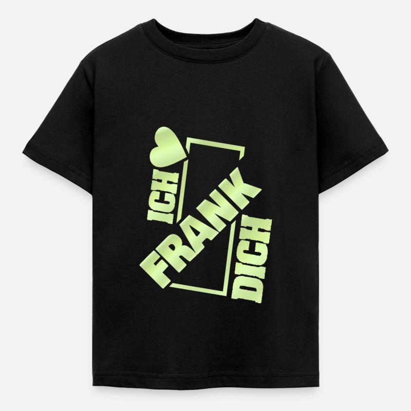 Frank - Kinder T-Shirt - Schwarz