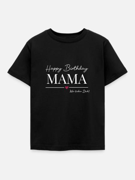 Tillykke med fødselsdagen Mor! Mors fødselsdag - Børne-T-shirt - sort