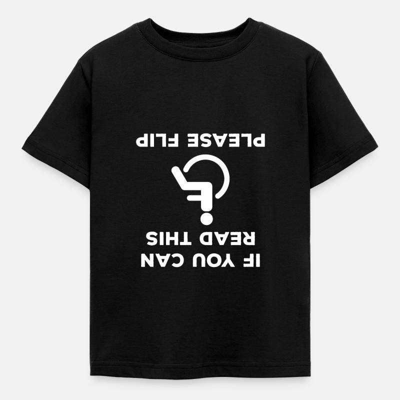 Rollstuhl - Kinder T-Shirt - Schwarz