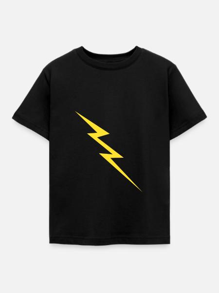 Blitz - Kinder T-Shirt - Schwarz