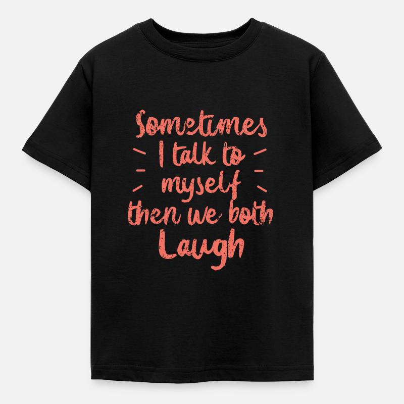Drôle disant soliloque de plomb - T-shirt Enfant - noir