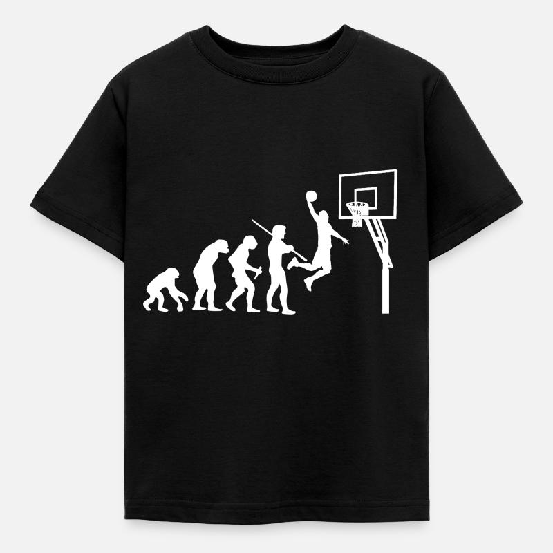 Evolution de basket-ball T-shirt - T-shirt Enfant - noir
