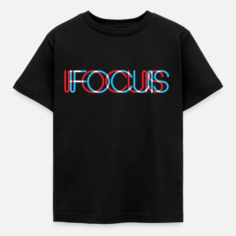 Concentrer votre regard. - T-shirt Enfant - noir