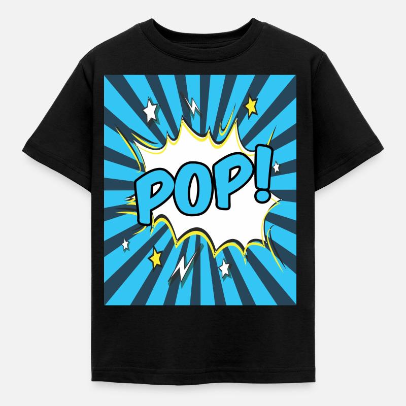 Pop Art - Kids' T-Shirt - black