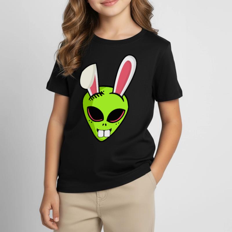 Alien alien Easter bunny Easter gift Ha Kids' T-Shirt