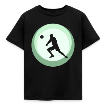 Baggern Beachball - Kinder T-Shirt - Schwarz - Vorne - AI Model Kid Female (0cm)