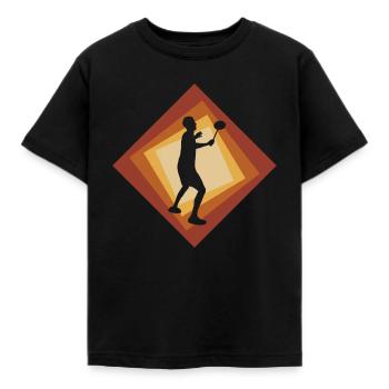 Double Smash - T-shirt Enfant - noir - Devant - AI Model Kid Female (0cm)