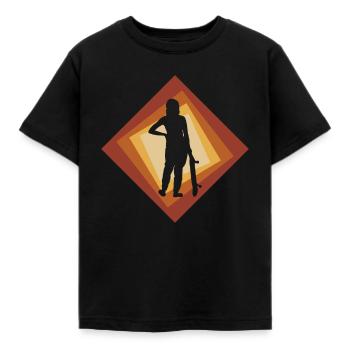 Skateboarder Skateboard Skateboard Patinage - T-shirt Enfant - noir - Devant - AI Model Kid Female (0cm)