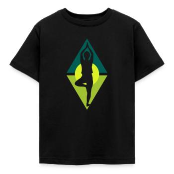 Mantra Yoga Yoga - T-shirt Enfant - noir - Devant - AI Model Kid Female (0cm)