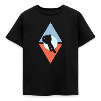 Hockey sur glace Joueurs de hockey sur glace Hockey sur glace - T-shirt Enfant - noir - Devant - AI Model Kid Female (0cm)