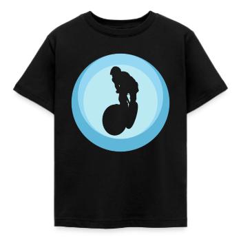 Descente de sentier - T-shirt Enfant - noir - Devant - AI Model Kid Female (0cm)