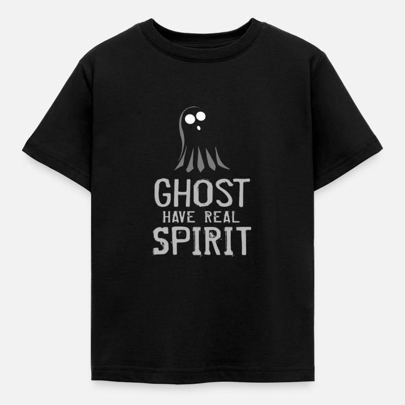 Geist mit Seele - Kinder T-Shirt - Schwarz