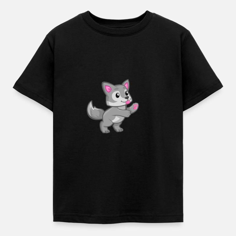 C’est un chien mignon. - T-shirt Enfant - noir