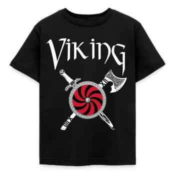 viking viking - T-shirt Enfant - noir - Devant - AI Model Kid Female (0cm)