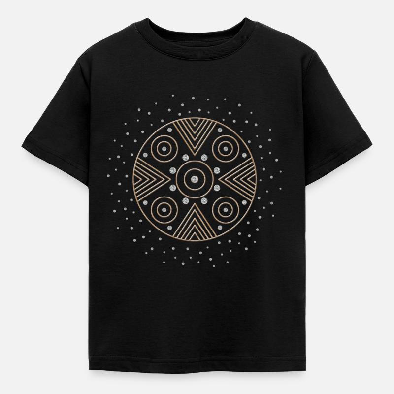 Pintadera sarde lumineux - T-shirt Enfant - noir