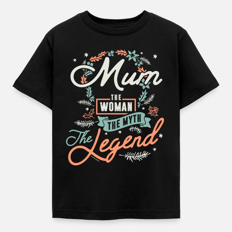 Mum - Kids' T-Shirt - black