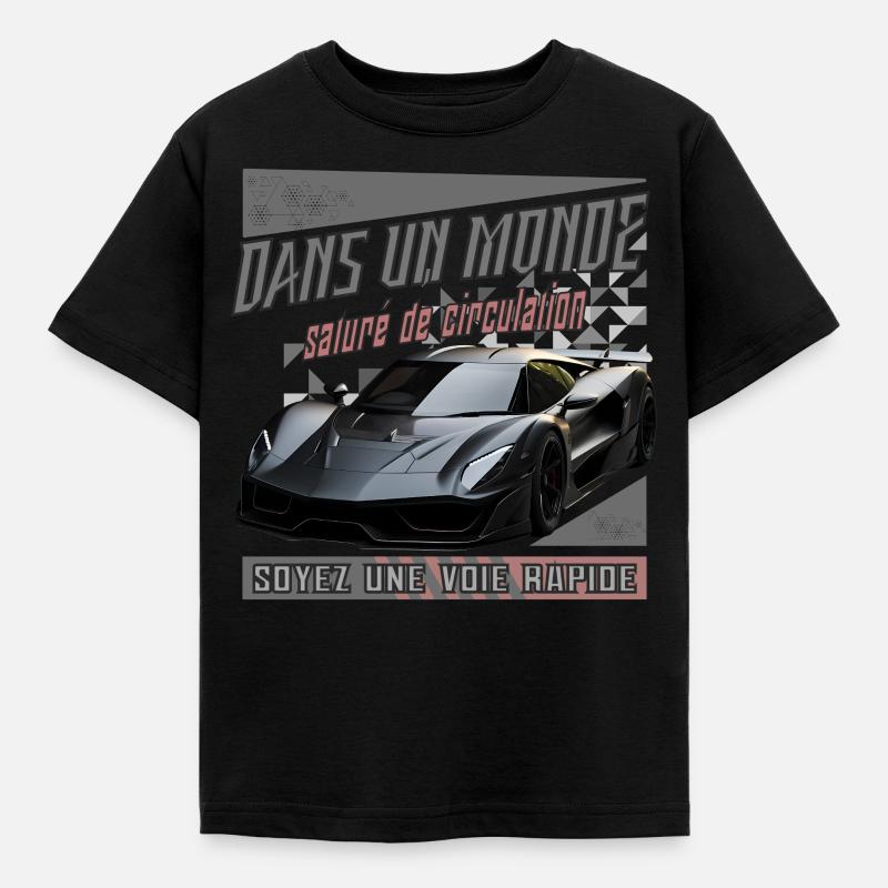Be a fast track - Kids' T-Shirt - black