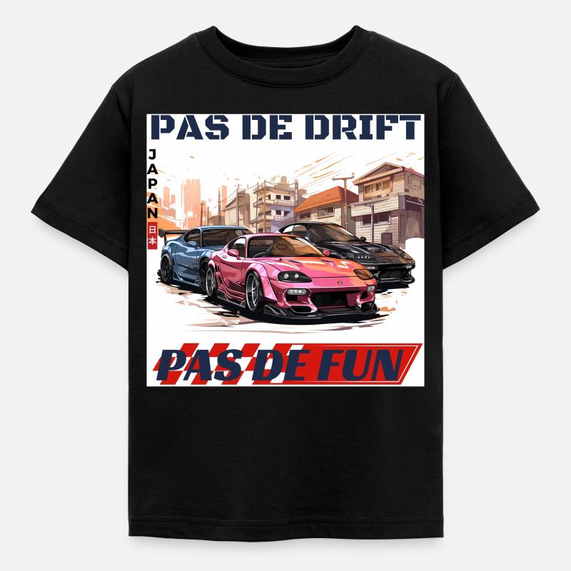 Pas de drift pas de fun - T-shirt Enfant - noir