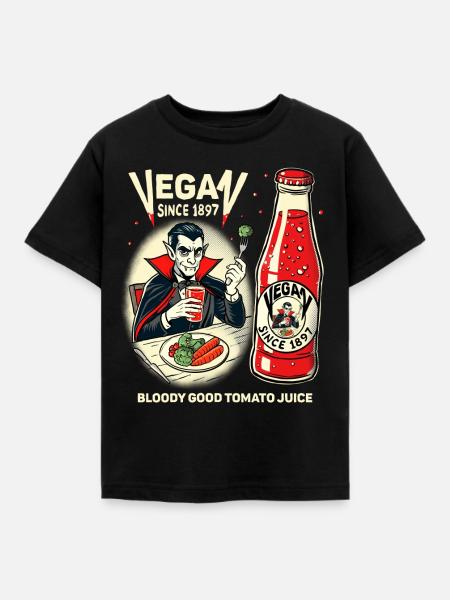 Vegan seit 1897 - Kinder T-Shirt - Schwarz