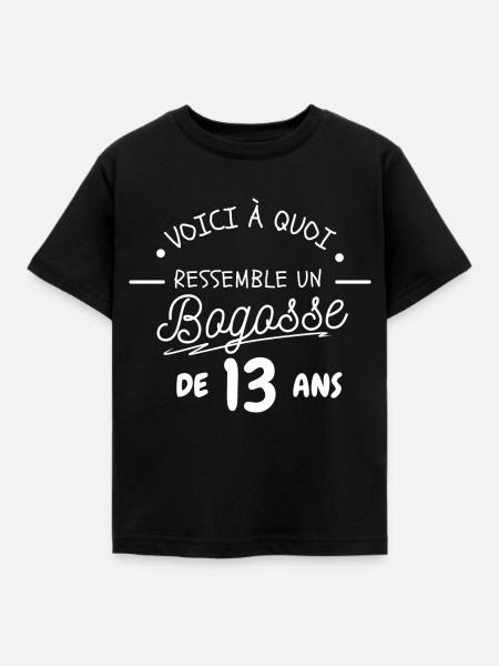 13-ÅRIG DRENG - Børne-T-shirt - sort