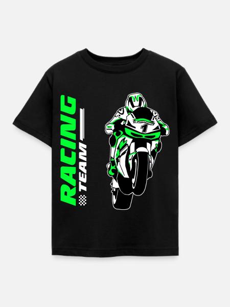 Motorradrennen - Moto GP - Superbike - Kinder T-Shirt - Schwarz