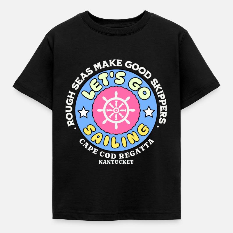Let's go sailing - T-shirt Enfant - noir