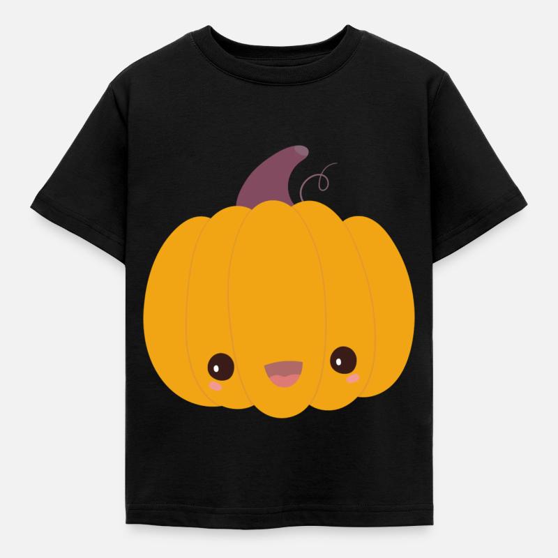 pumpkin - Kids' T-Shirt - black
