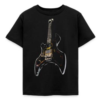 guitare - T-shirt Enfant - noir - Devant - AI Model Kid Female (0cm)