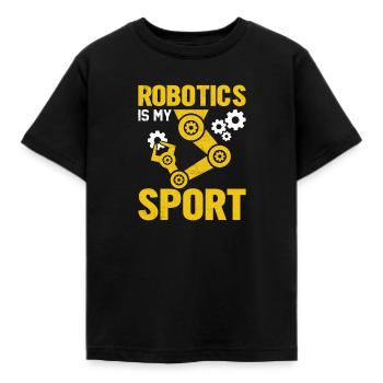Robot Programmer Automation Technician - Kids' T-Shirt - black - Front - AI Model Kid Female (0cm)
