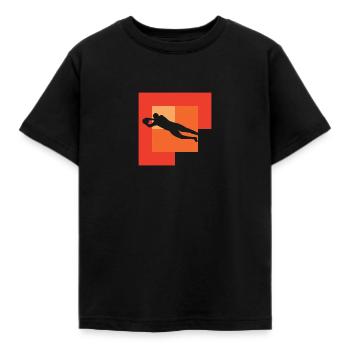 Fussball Kicker Kopfball Kicker - Kinder T-Shirt - Schwarz - Vorne - AI Model Kid Female (0cm)