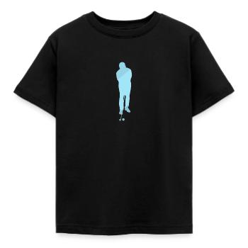 Golf Golf Ball Golf Club Golfer - Kids' T-Shirt - black - Front - AI Model Kid Female (0cm)